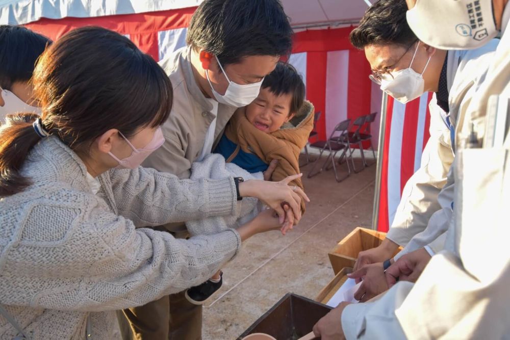 福岡県那珂川市08　注文住宅建築現場リポート①　～地鎮祭～