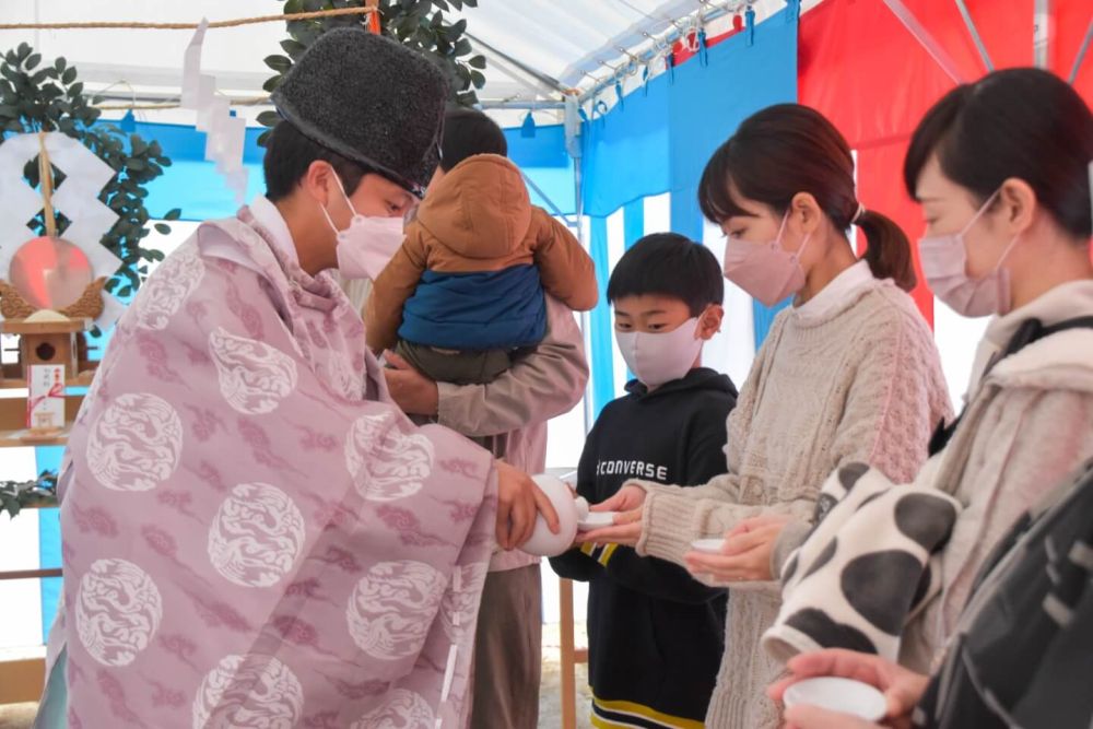 「那珂川市08」注文住宅現場リポート①【地鎮祭】