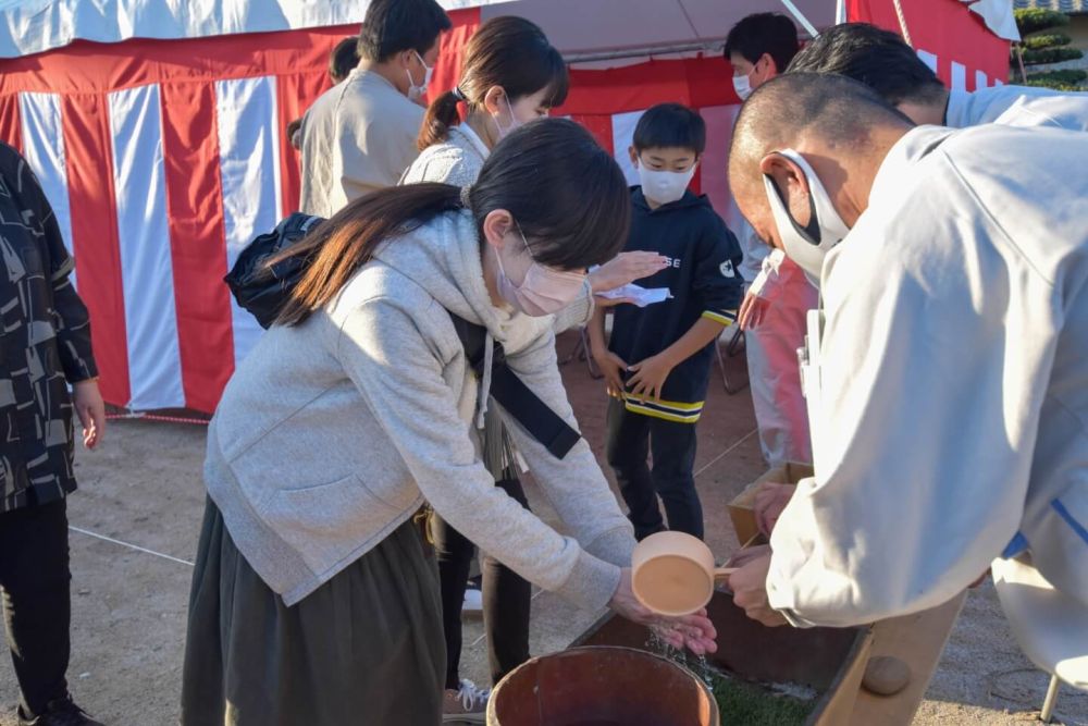 福岡県那珂川市08　注文住宅建築現場リポート①　～地鎮祭～