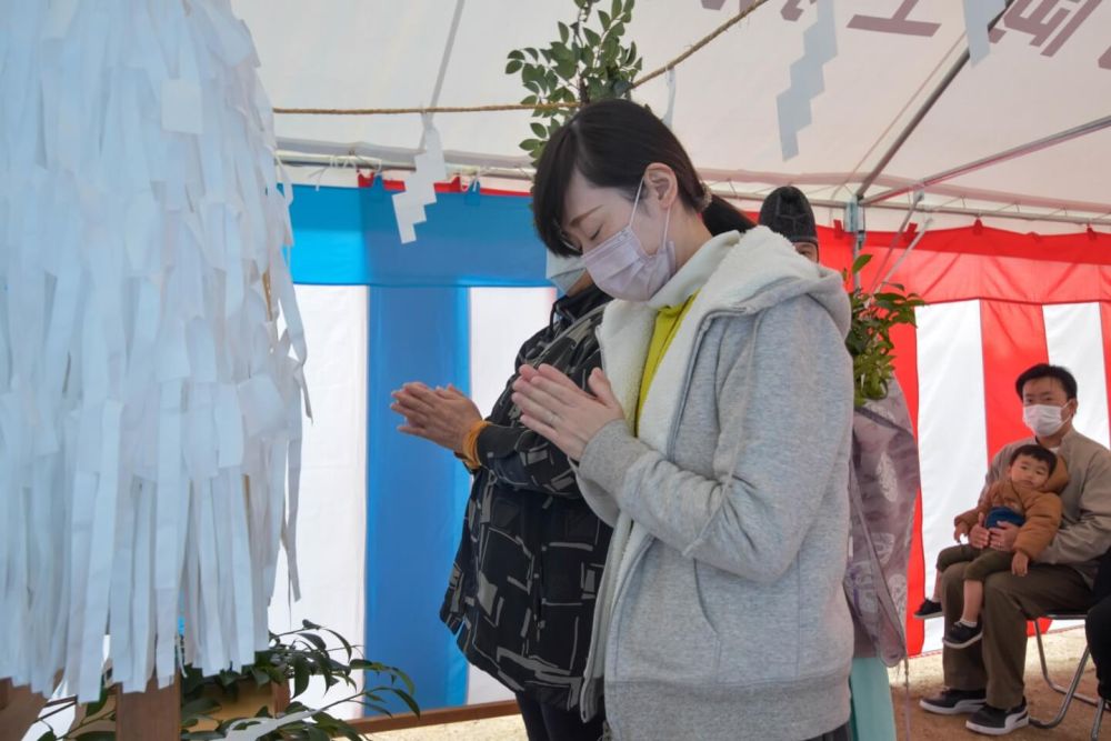 「那珂川市08」注文住宅現場リポート①【地鎮祭】