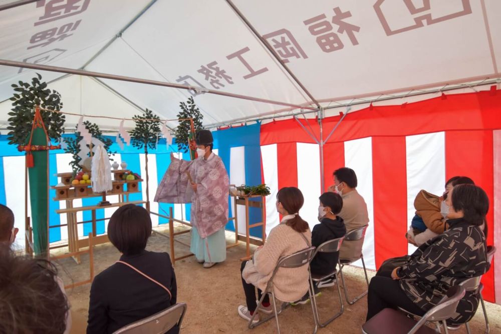 「那珂川市08」注文住宅現場リポート①【地鎮祭】