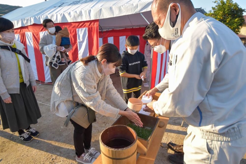 福岡県那珂川市08　注文住宅建築現場リポート①　～地鎮祭～