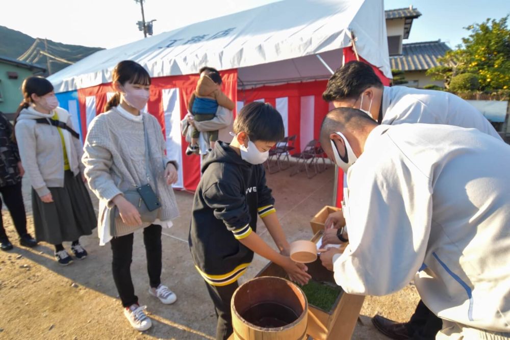 「那珂川市08」注文住宅現場リポート①【地鎮祭】