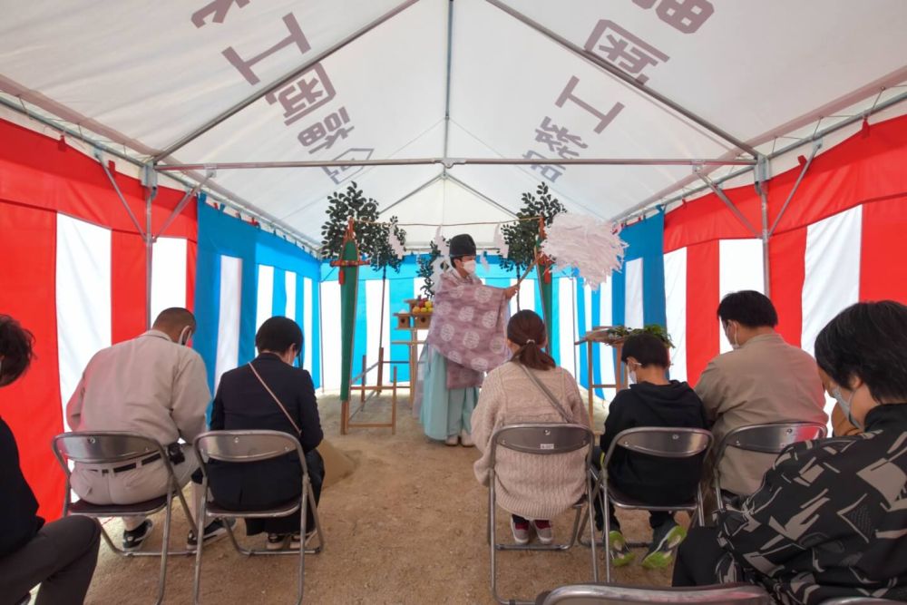 「那珂川市08」注文住宅現場リポート①【地鎮祭】