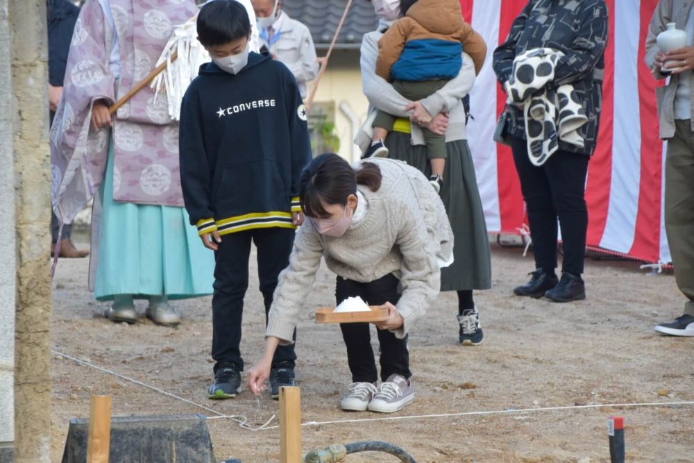 福岡県那珂川市08　注文住宅建築現場リポート①　～地鎮祭～