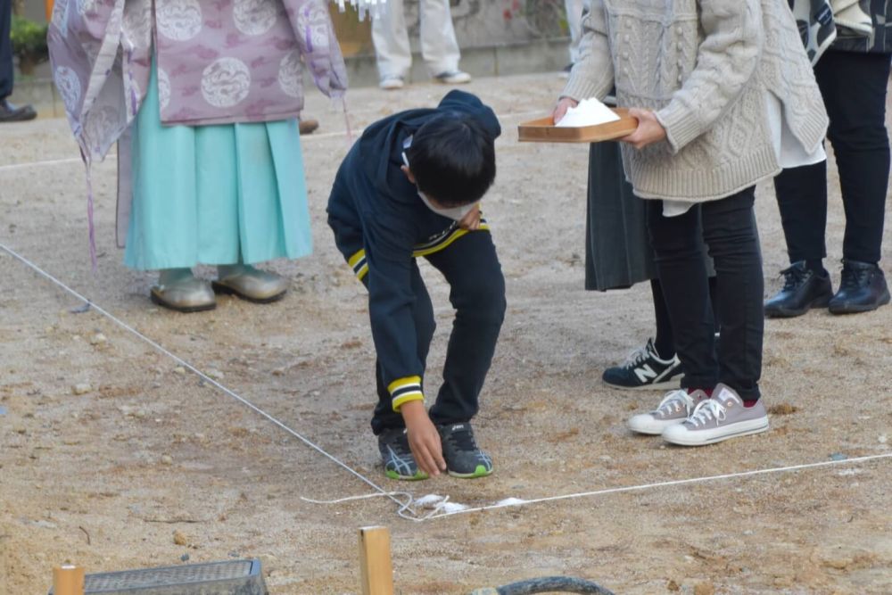 福岡県那珂川市08　注文住宅建築現場リポート①　～地鎮祭～