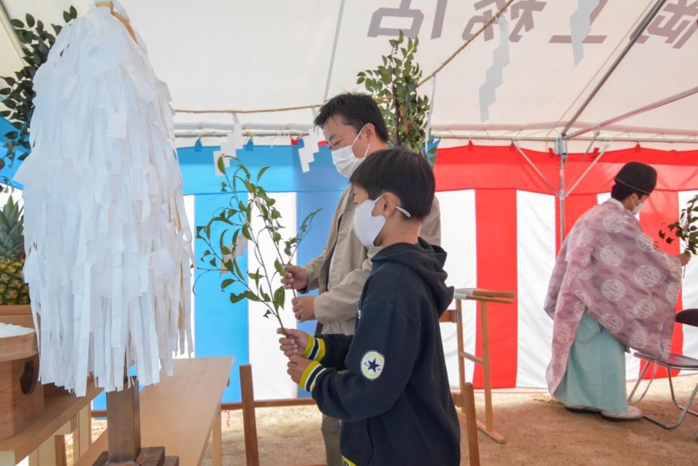 「那珂川市08」注文住宅現場リポート①【地鎮祭】