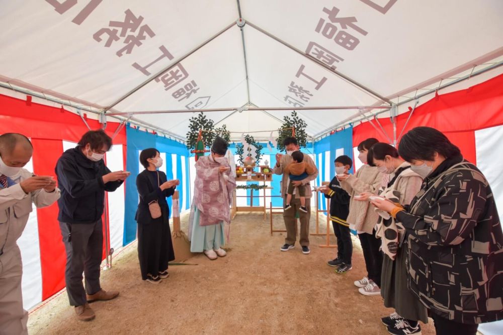 「那珂川市08」注文住宅現場リポート①【地鎮祭】