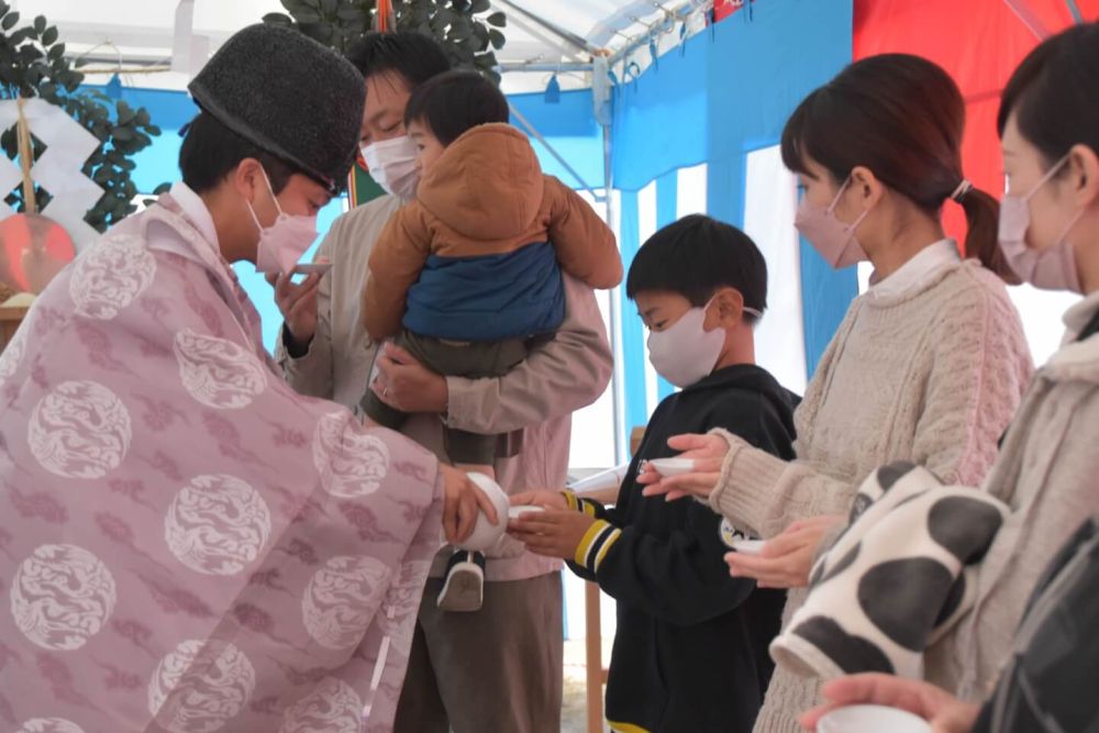 福岡県那珂川市08　注文住宅建築現場リポート①　～地鎮祭～