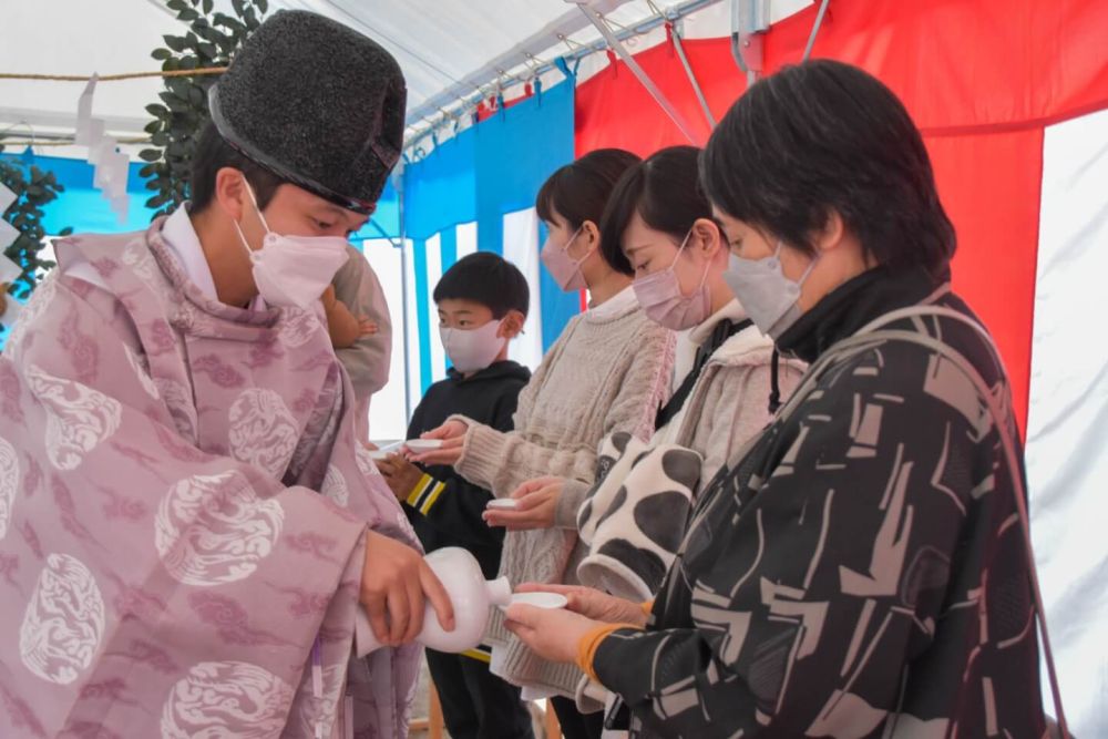 福岡県那珂川市08　注文住宅建築現場リポート①　～地鎮祭～