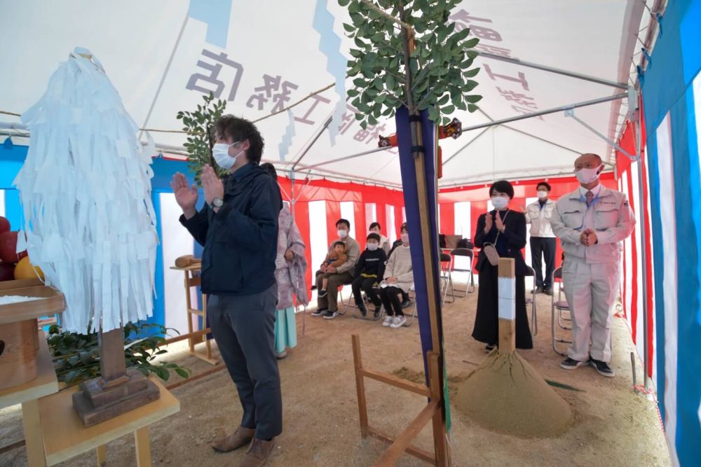 「那珂川市08」注文住宅現場リポート①【地鎮祭】
