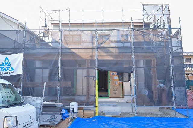 「福岡市城南区03」注文住宅現場リポート⑧【外装工事】【サイディング】