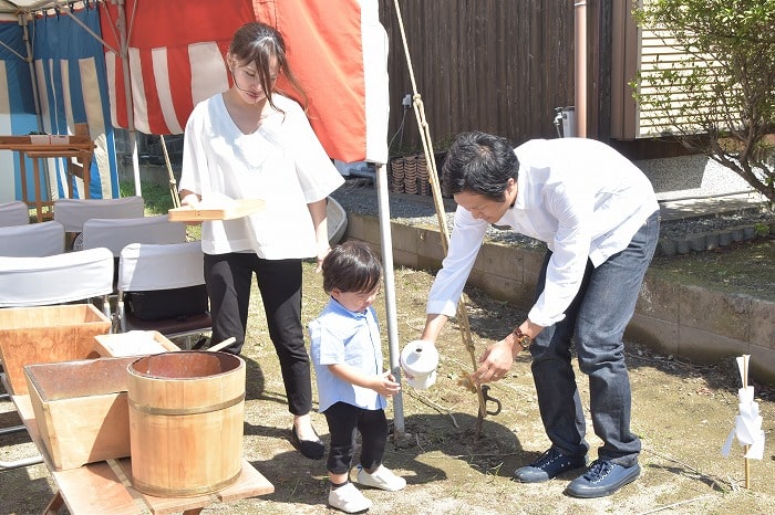 「三井郡大刀洗町02」注文住宅現場リポート①【地鎮祭】