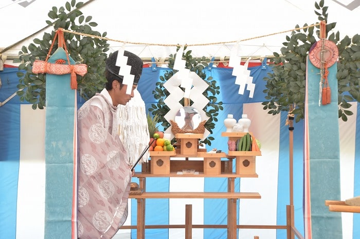 「三井郡大刀洗町02」注文住宅現場リポート①【地鎮祭】