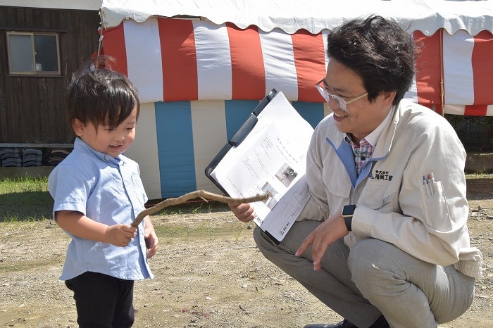 福岡県三井郡大刀洗町02　注文住宅建築現場リポート①　～地鎮祭～