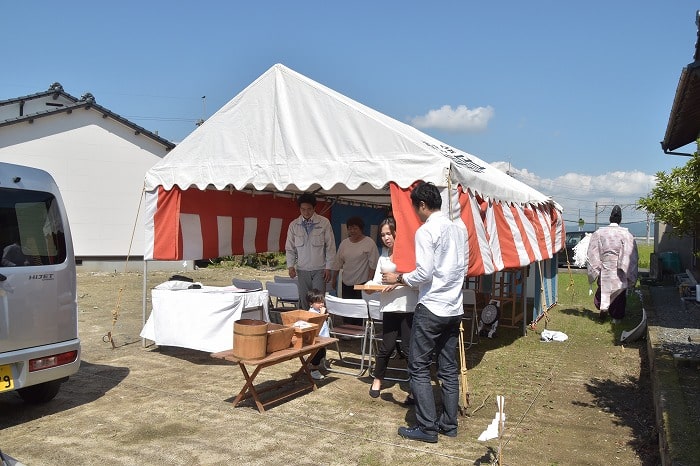 福岡県三井郡大刀洗町02　注文住宅建築現場リポート①　～地鎮祭～