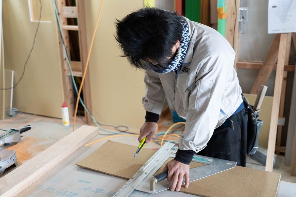 「筑紫野市09」注文住宅現場リポート⑥【木工事】【石膏ボード】