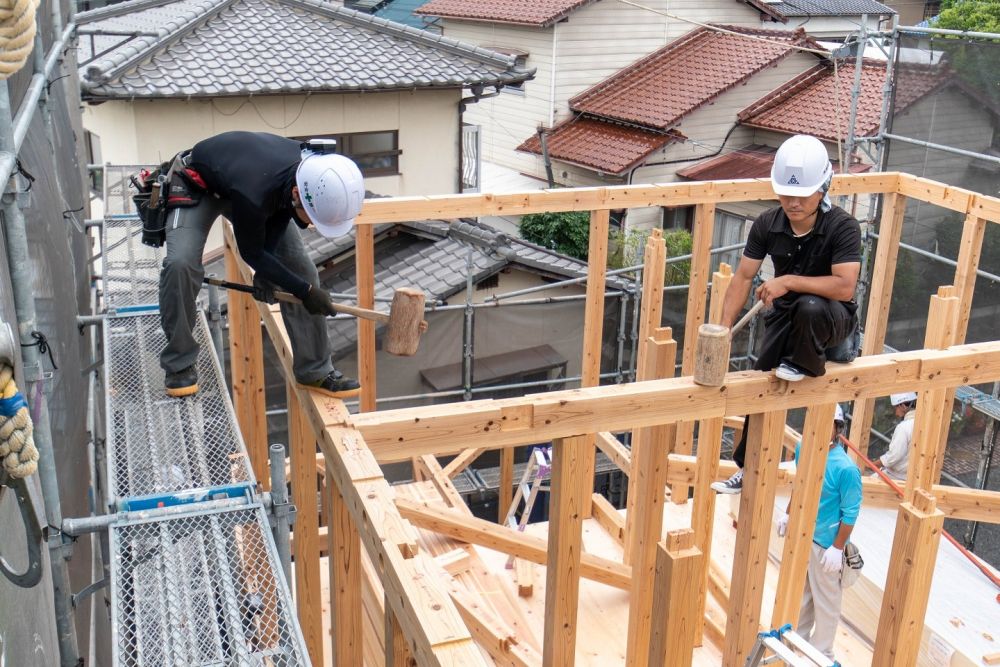 福岡市南区22　注文住宅建築現場リポート③　～上棟式～