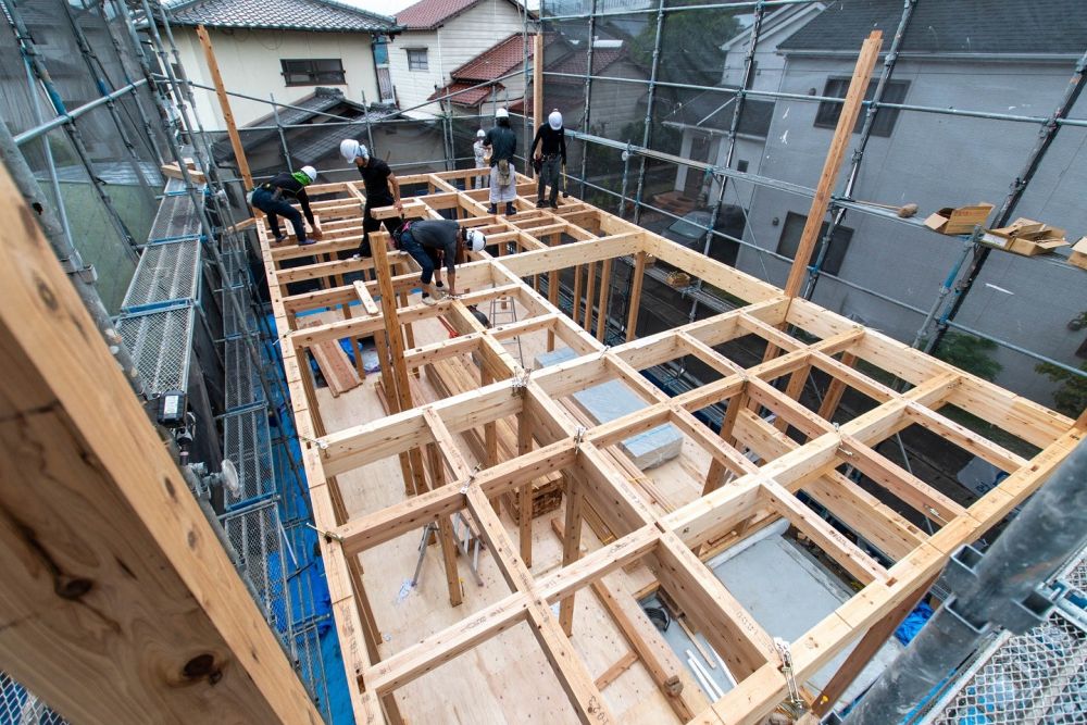 福岡市南区22　注文住宅建築現場リポート③　～上棟式～