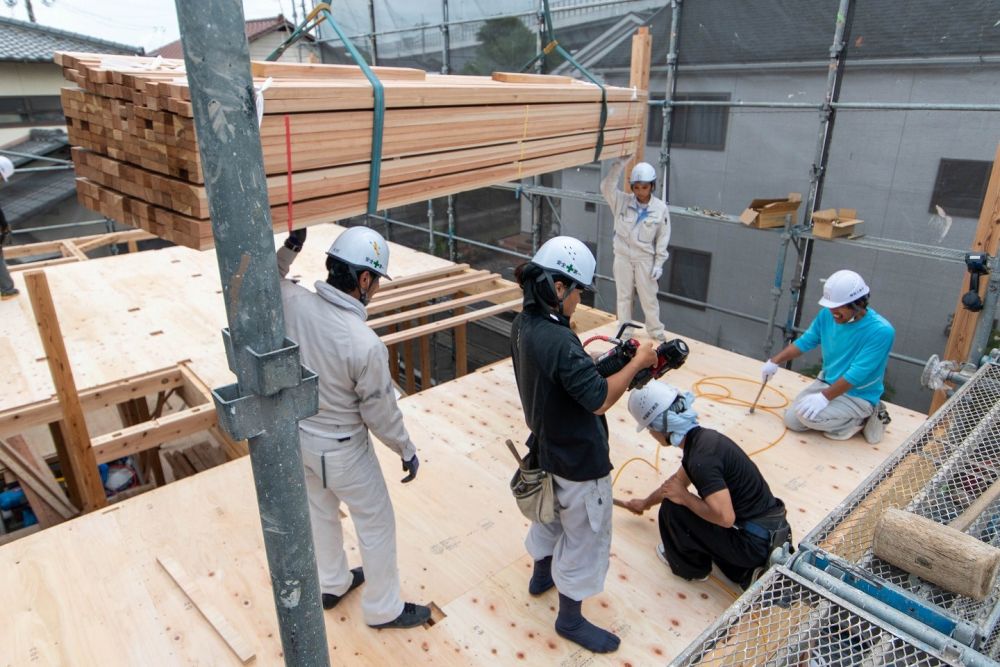 福岡市南区22　注文住宅建築現場リポート③　～上棟式～