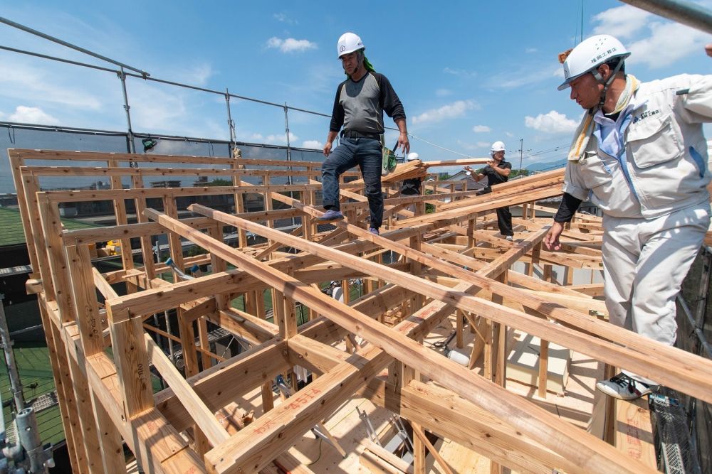 福岡市南区22　注文住宅建築現場リポート③　～上棟式～