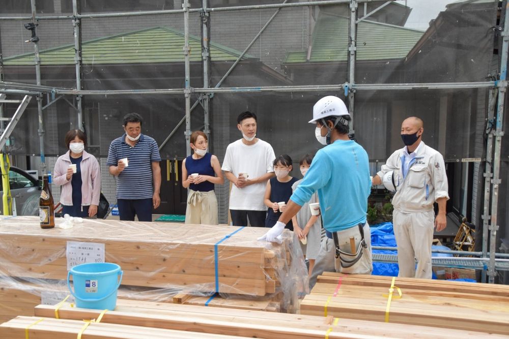 「福岡市南区22」注文住宅現場リポート③【上棟式】