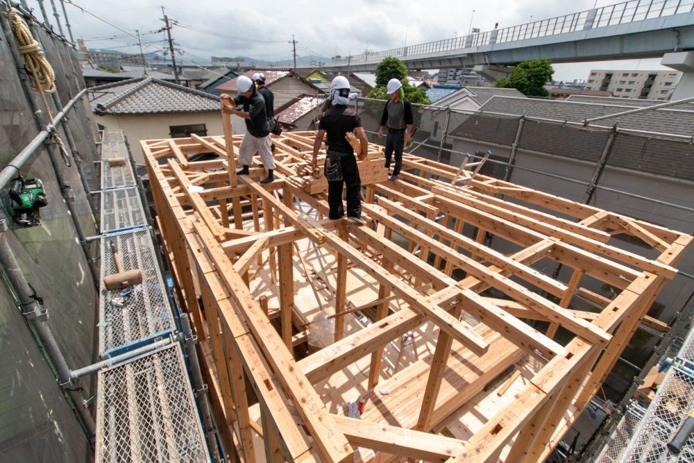 福岡市南区22　注文住宅建築現場リポート③　～上棟式～