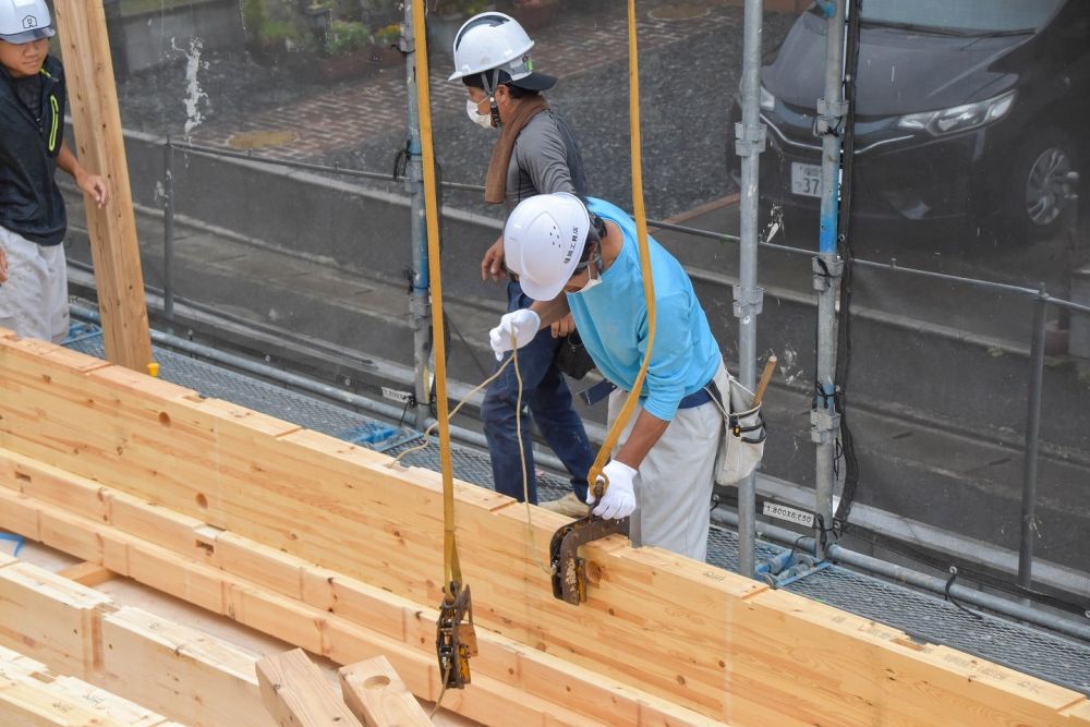 福岡市南区22　注文住宅建築現場リポート③　～上棟式～