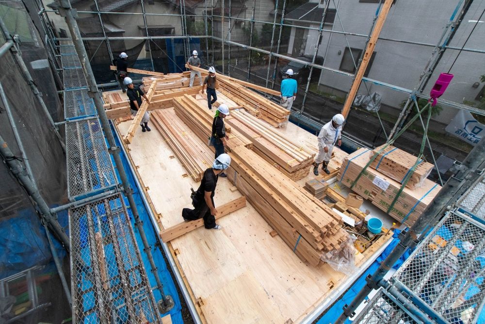 「福岡市南区22」注文住宅現場リポート③【上棟式】