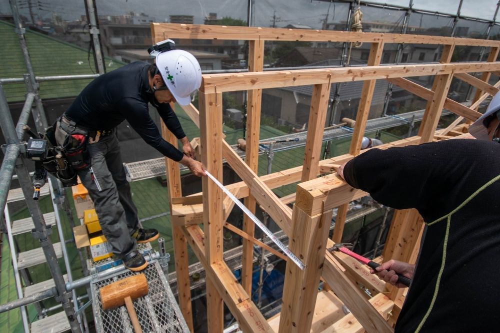 福岡市南区22　注文住宅建築現場リポート③　～上棟式～