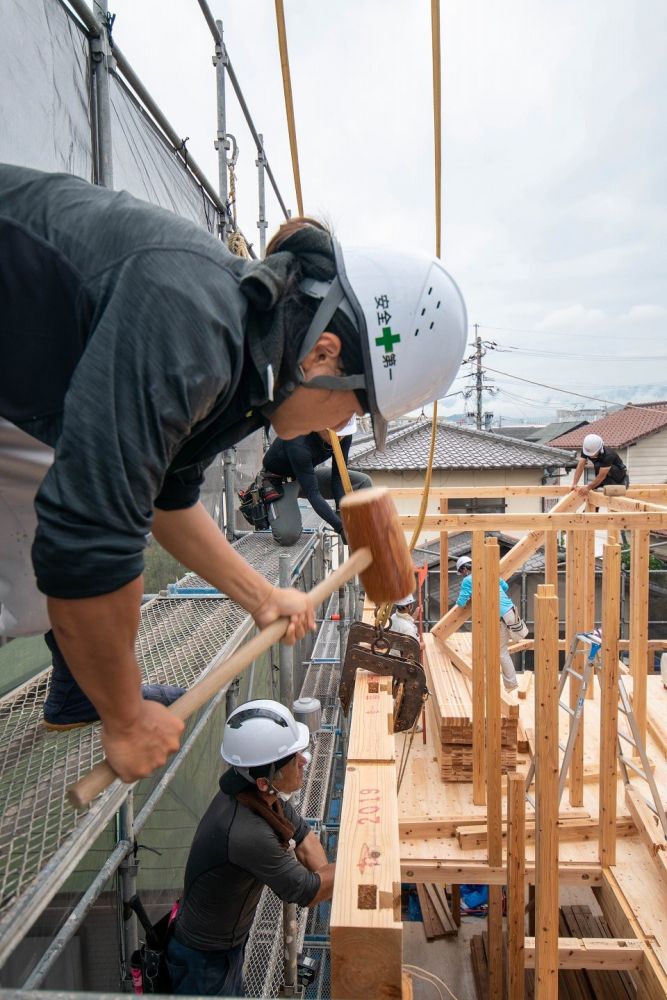 福岡市南区22　注文住宅建築現場リポート③　～上棟式～