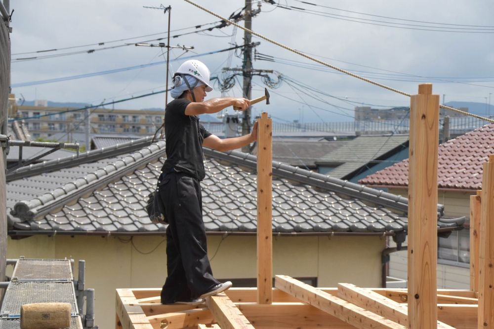 福岡市南区22　注文住宅建築現場リポート③　～上棟式～