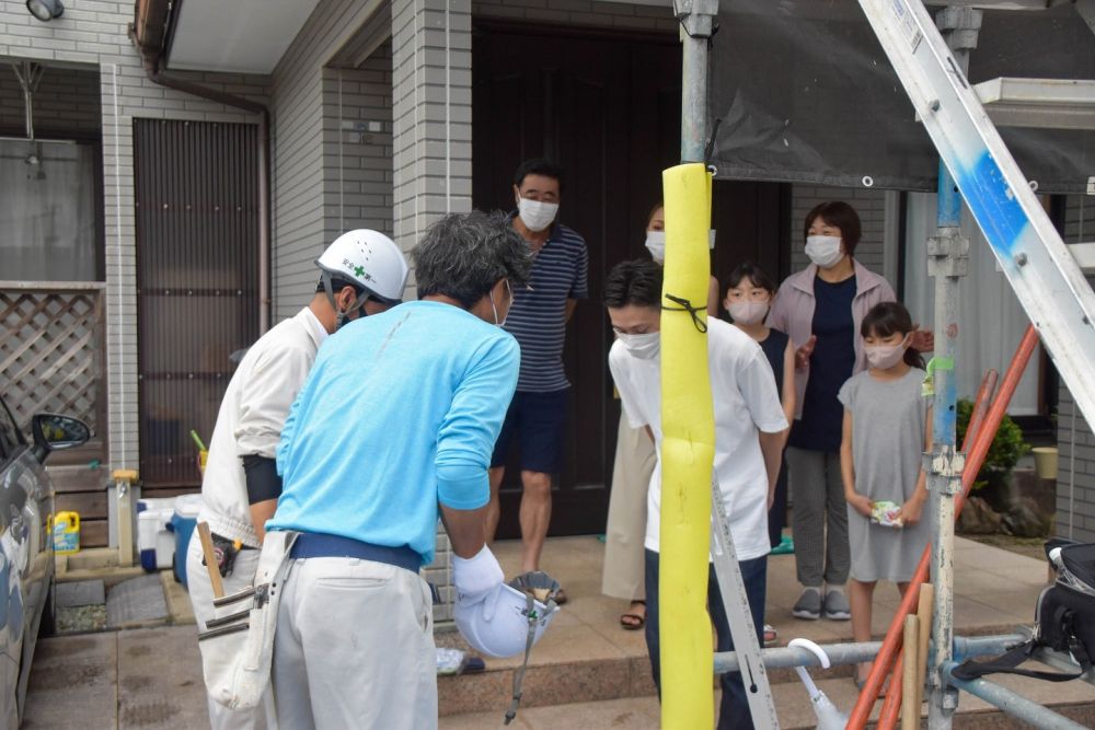 福岡市南区22　注文住宅建築現場リポート③　～上棟式～