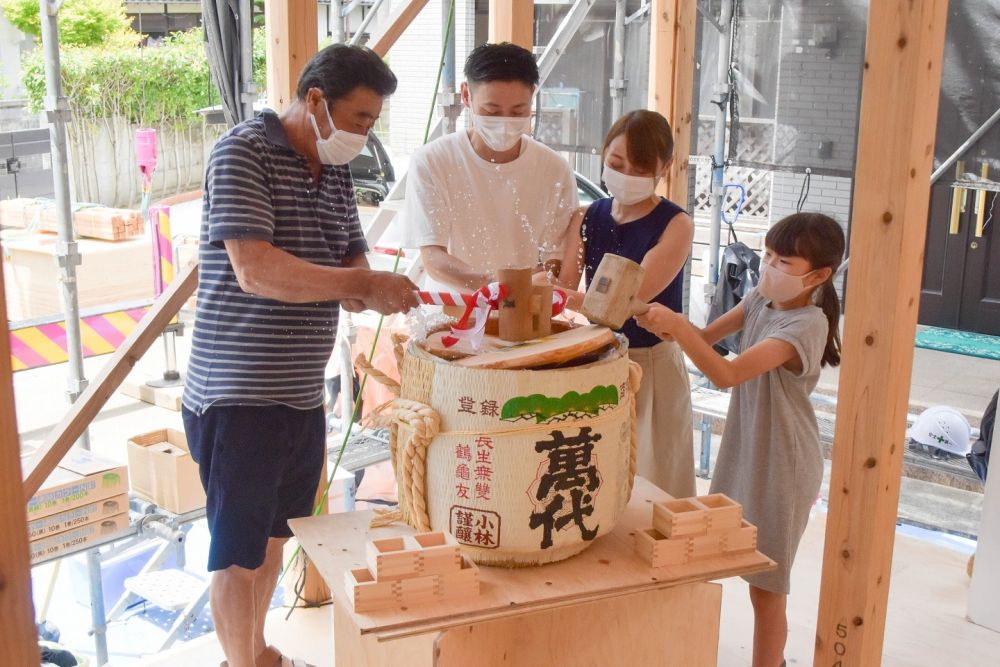 「福岡市南区22」注文住宅現場リポート③【上棟式】
