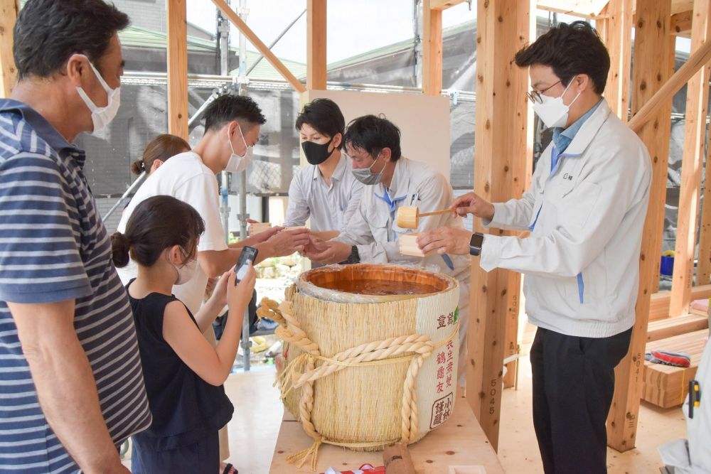 「福岡市南区22」注文住宅現場リポート③【上棟式】