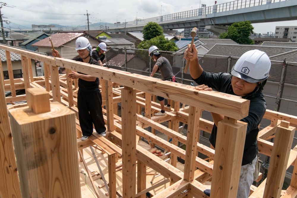 「福岡市南区22」注文住宅現場リポート③【上棟式】