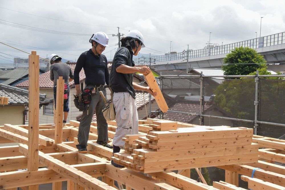 福岡市南区22　注文住宅建築現場リポート③　～上棟式～