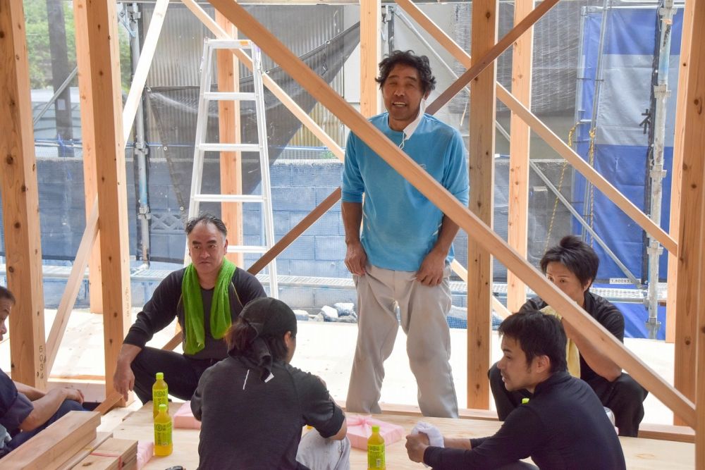 「福岡市南区22」注文住宅現場リポート③【上棟式】