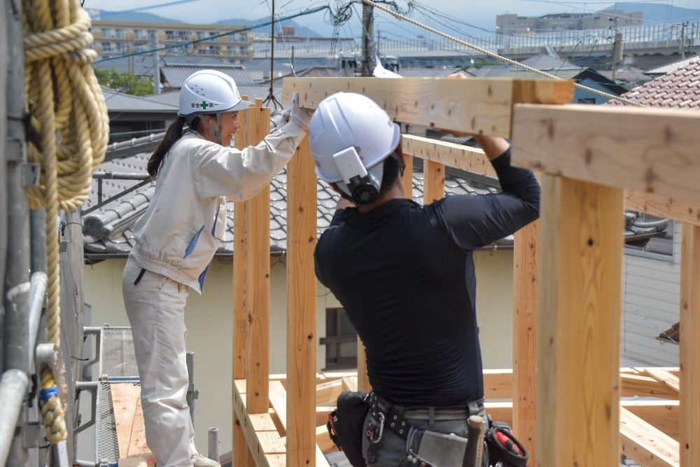 福岡市南区22　注文住宅建築現場リポート③　～上棟式～