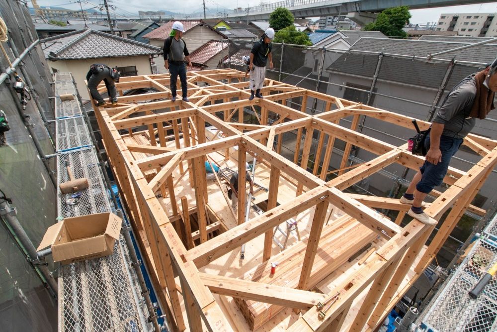 「福岡市南区22」注文住宅現場リポート③【上棟式】