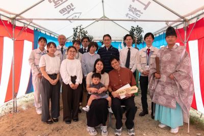 「福津市11」注文住宅現場リポート①【地鎮祭】