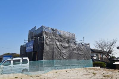 「福岡市西区10」注文住宅現場リポート⑦【木工事】【石膏ボード】