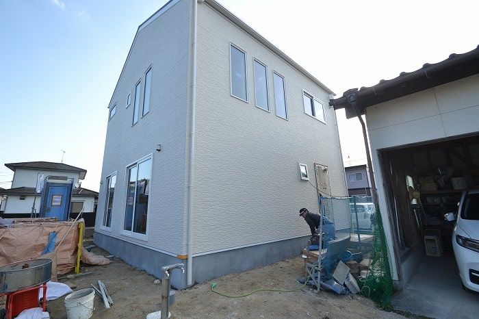 「福岡市西区千里01」注文住宅現場リポート⑨【木工事】【階段】