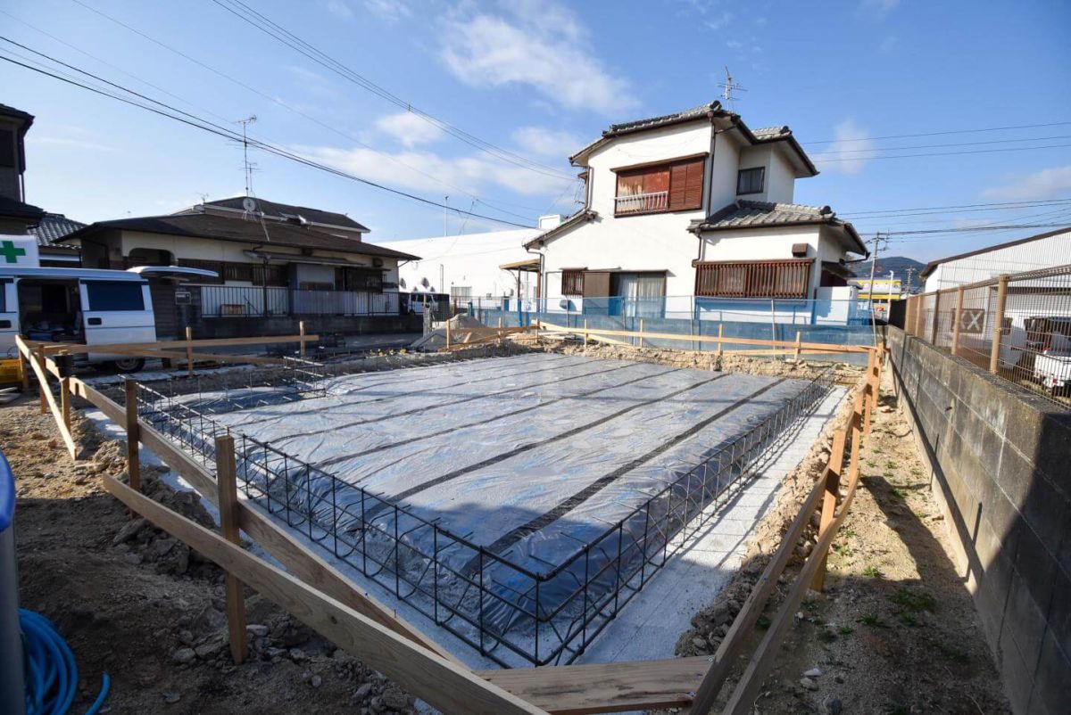 福岡県福岡市早良区次郎丸01　注文住宅建築現場リポート②　～基礎工事・配筋～