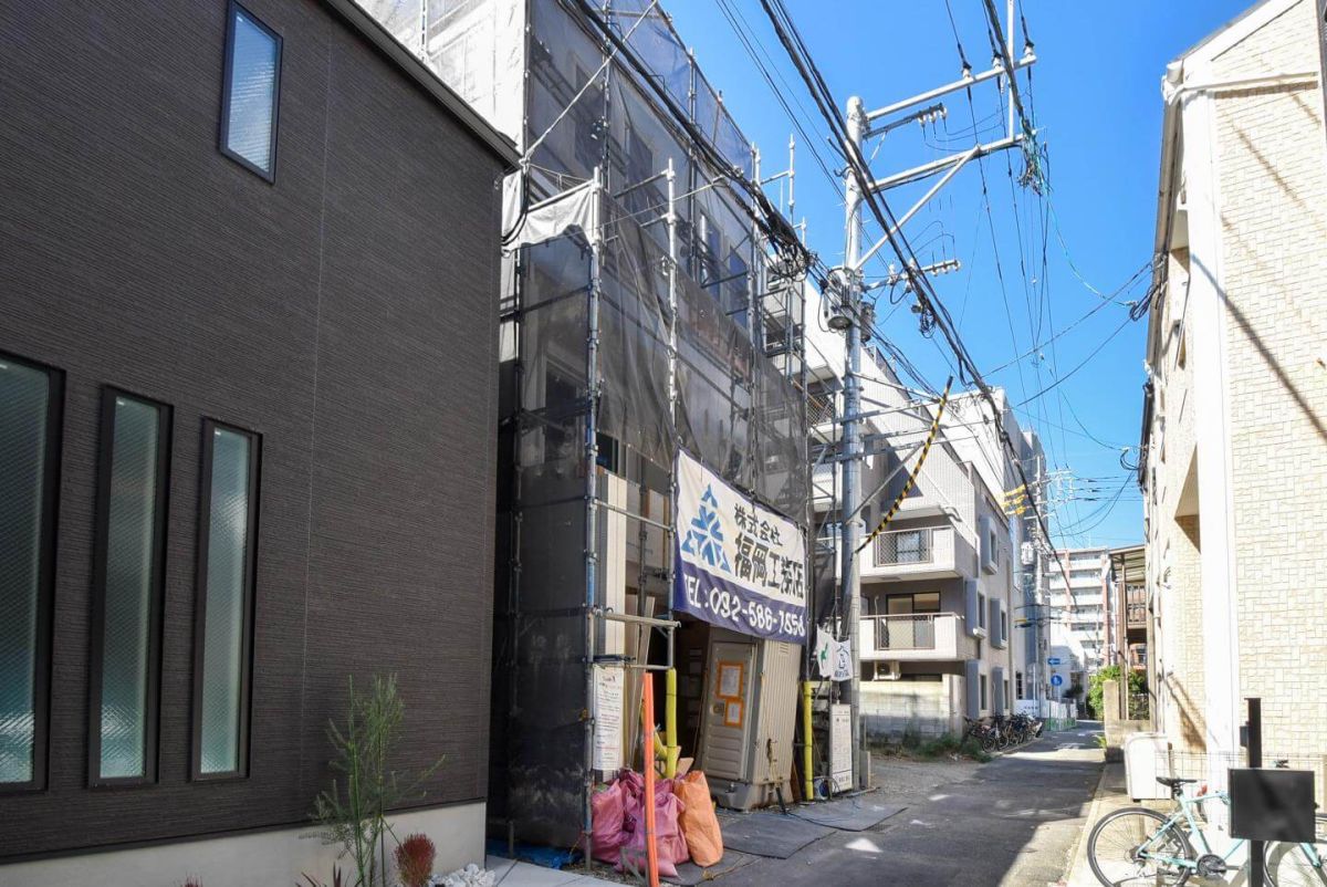 「福岡市中央区04」注文住宅現場リポート⑥【木工事】【階段】