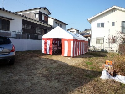 福岡市南区長住01　注文住宅建築現場リポート①　～地鎮祭～