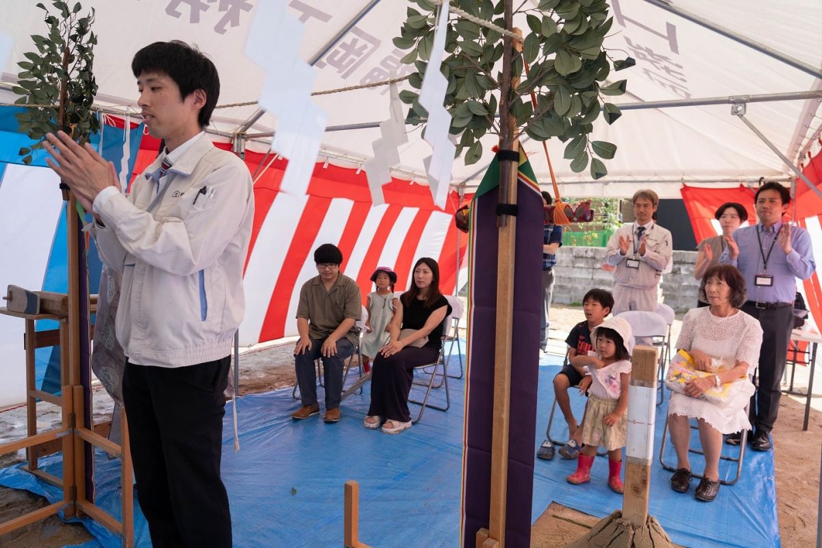「春日市15」注文住宅現場リポート①【地鎮祭】
