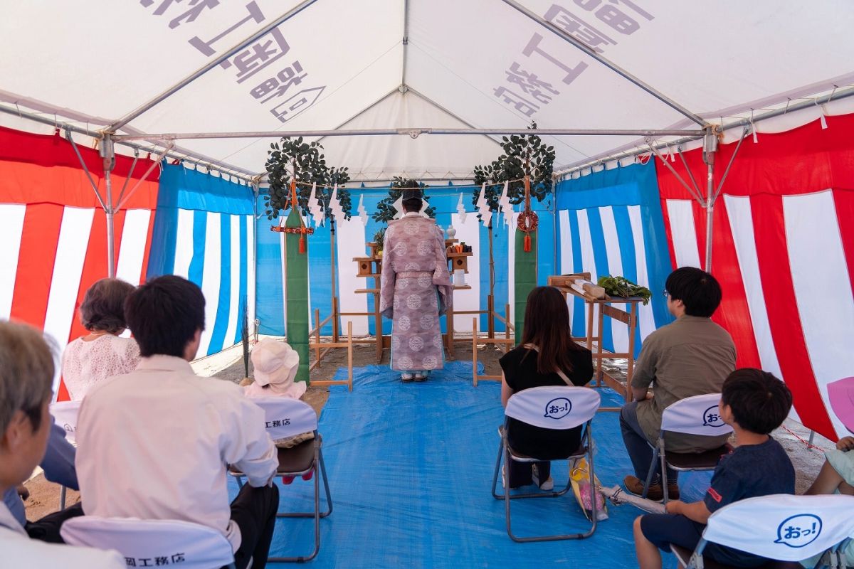 「春日市15」注文住宅現場リポート①【地鎮祭】