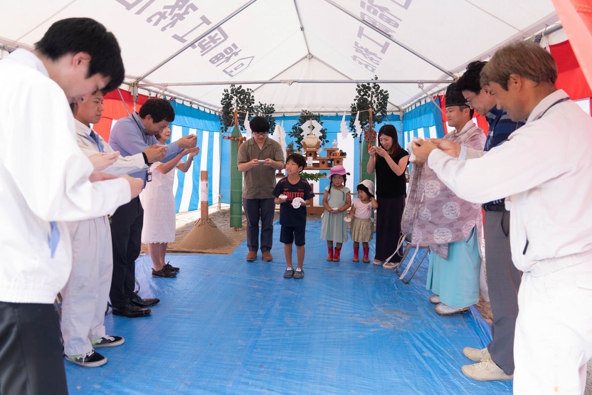 「春日市15」注文住宅現場リポート①【地鎮祭】