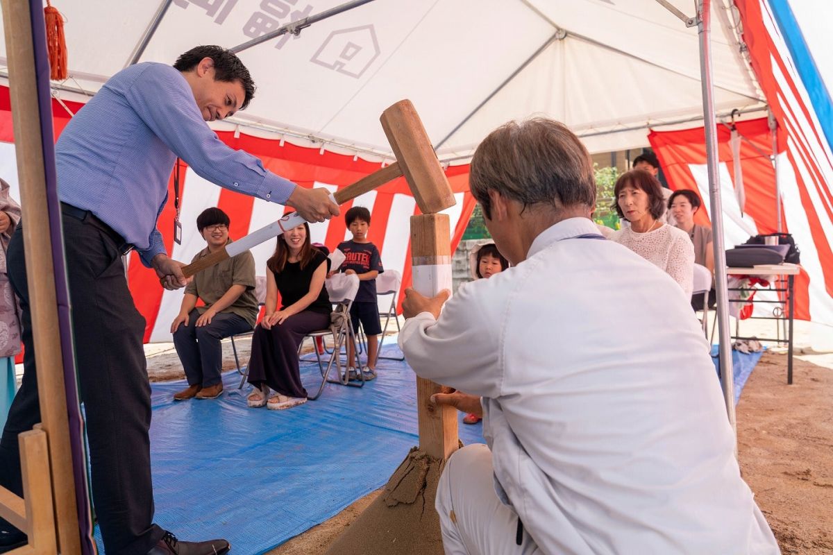 「春日市15」注文住宅現場リポート①【地鎮祭】